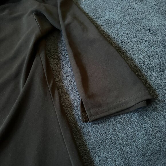 🖤 Chic Onyx Nite Black Bodycon Midi Dress – Elegant & Sleek, Size 10 - Picture 5 of 8